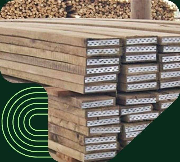 imagem madeira serrada réguas tábuas eucalipto tratado eucatratus