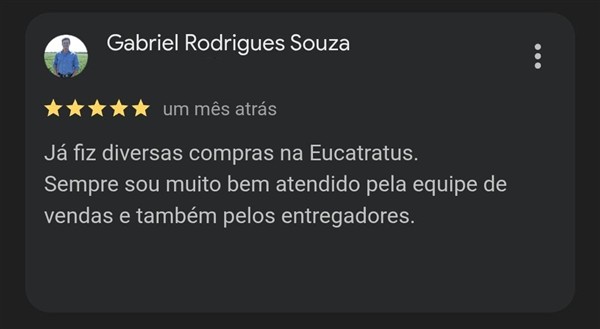 mensagem feedback cliente eucatratus