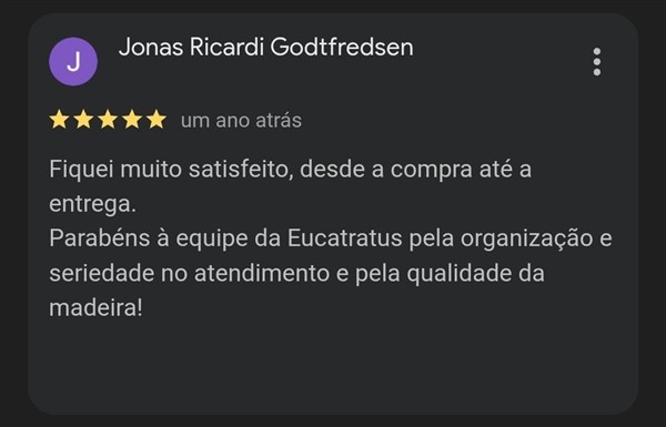 mensagem feedback cliente eucatratus